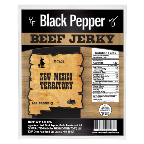 Black Pepper Beef Jerky New Mexico